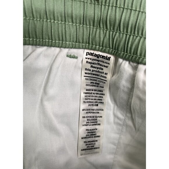 PATAGONIA Men's Sedge Green Lightweight All-Wear Hemp Valley Shorts NWT XL - Picture 4 of 5